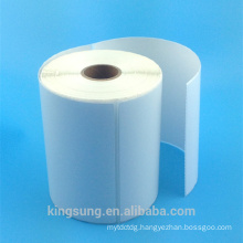 Acrylic self adhesive logistics top coating thermal sticker roll